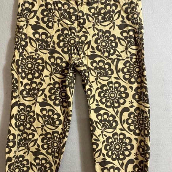 TOMMY‎ HILFIGER Women's Tribal Brown Print Pants Sz 10 - Picture 1 of 9